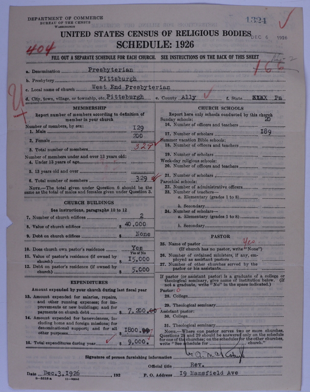 Scan of Presbyterian Church in the United States of America: 1324