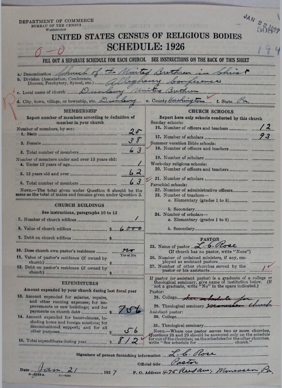 Scan of Church of the United Brethren in Christ: 508