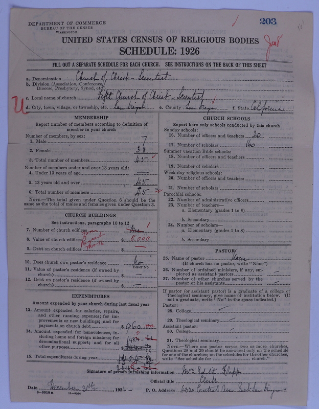 Scan of Church of Christ, Scientist: 203