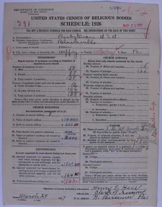Scan of Presbyterian Church in the United States of America: 1386