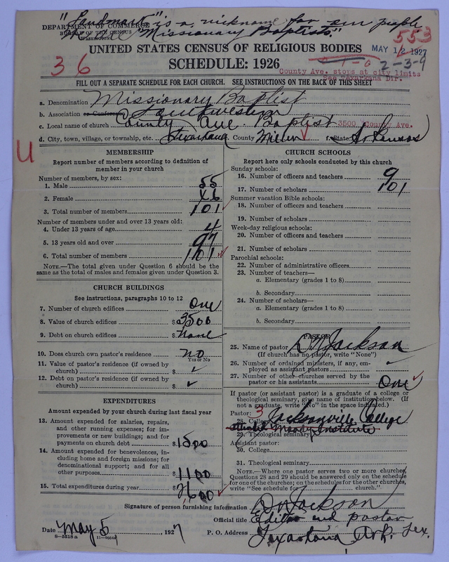 Scan of Landmark Baptist of America: 553