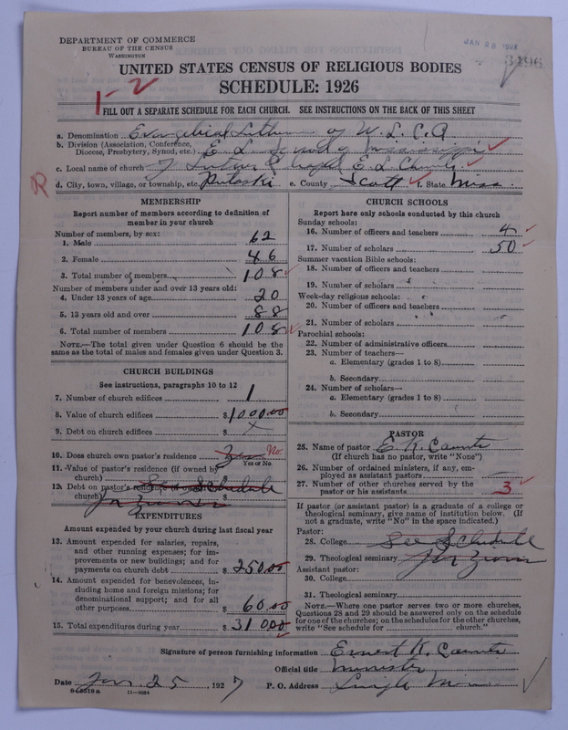 Scan of United Lutheran Church in America: 3496