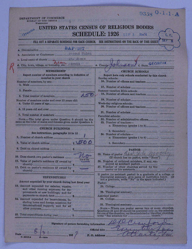 Scan of Negro Baptists: 9358