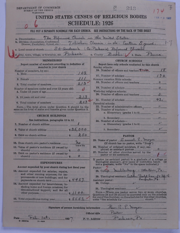 Scan of Reformed Church in the United States: 213