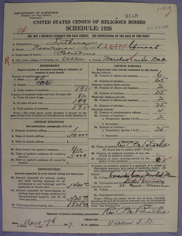 Scan of Norwegian Lutheran Church of America: 2118