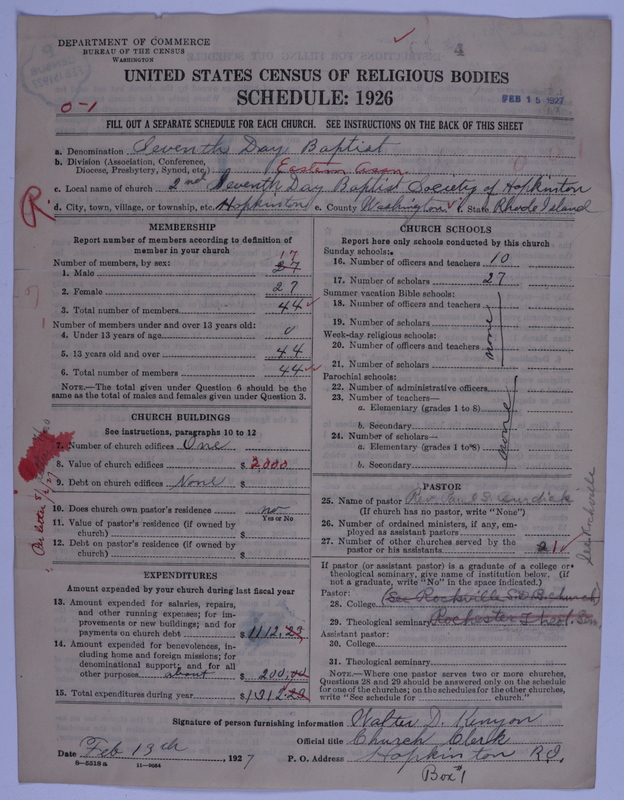 Scan of Seventh Day Baptists: 4