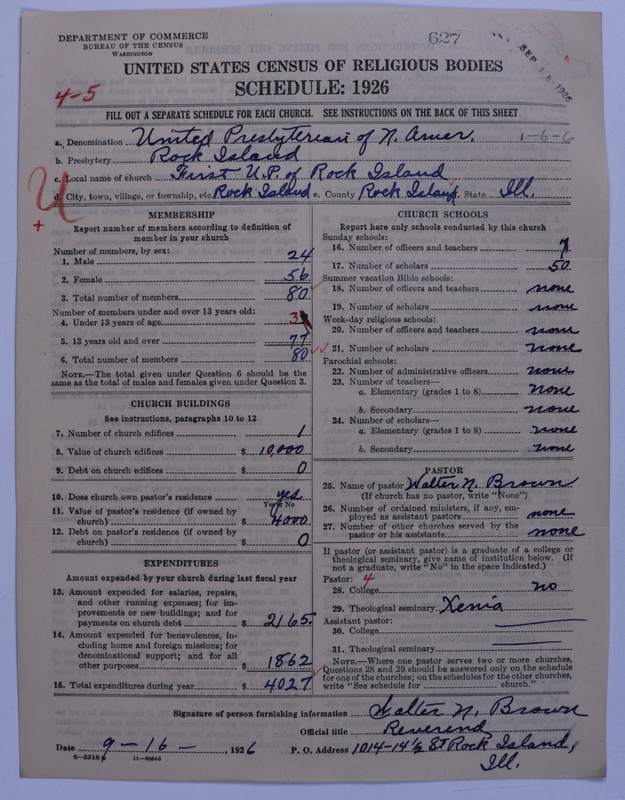 Scan of United Presbyterian Church of North America: 627