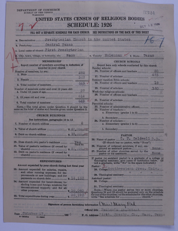Scan of Presbyterian Church in the United States: 3324