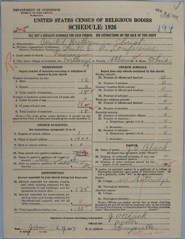 Scan of Church of the United Brethren in Christ: 598