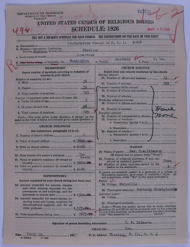 Scan of Presbyterian Church in the United States of America: 6365