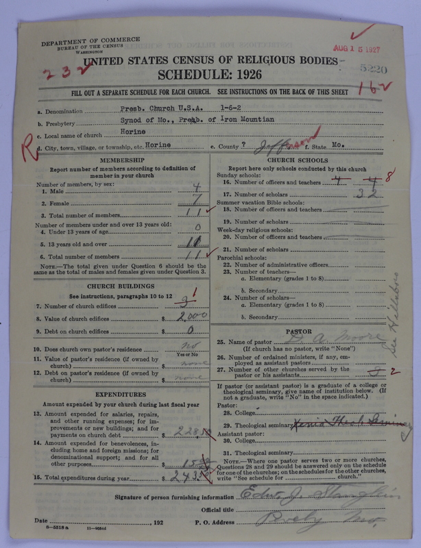 Scan of Presbyterian Church in the United States of America: 5220