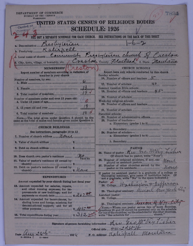 Scan of Presbyterian Church in the United States of America: 7824