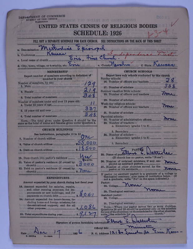 Scan of Federated Churches: