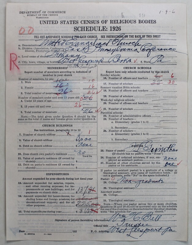Scan of Evangelical Congregational Church: 19