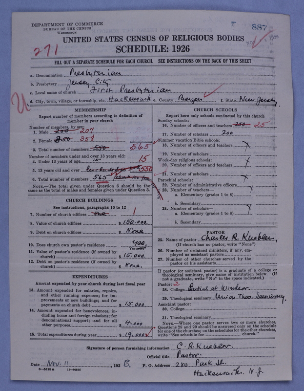 Scan of Presbyterian Church in the United States of America: 887