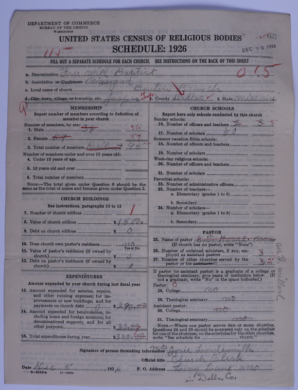 Scan of Free Will Baptists: 63