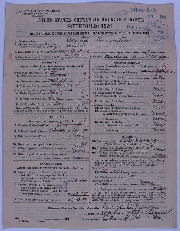 Scan of Negro Baptists: 9609