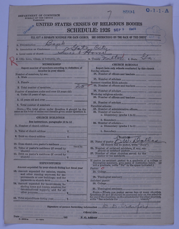 Scan of Negro Baptists: 8994
