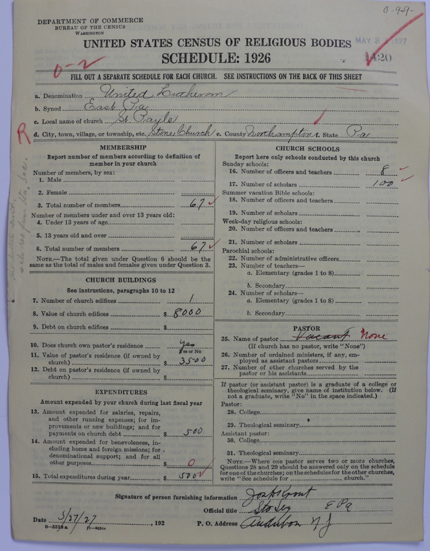 Scan of United Lutheran Church in America: 1420