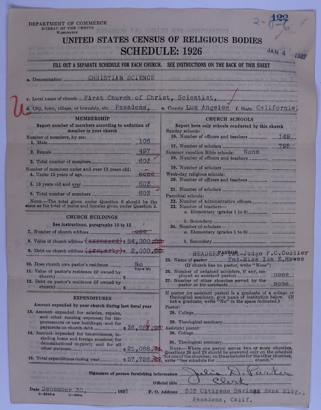 Scan of Church of Christ, Scientist: 122