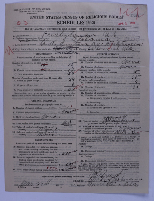 Scan of Presbyterian Church in the United States: 2341