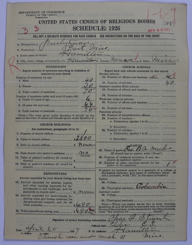 Scan of Presbyterian Church in the United States: 2717