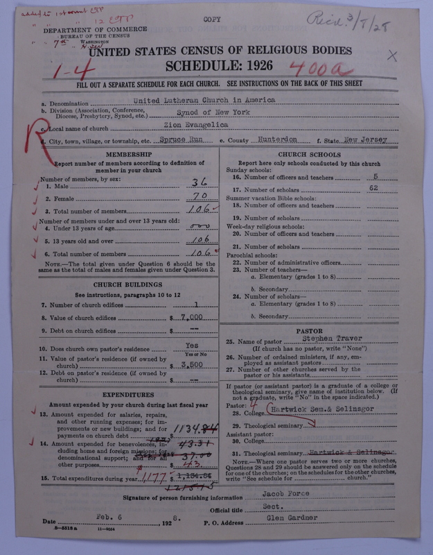 Scan of United Lutheran Church in America: 400a