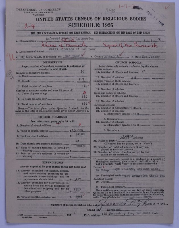 Scan of Reformed Church in America: 386