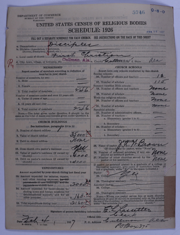 Scan of Disciples of Christ: 5746