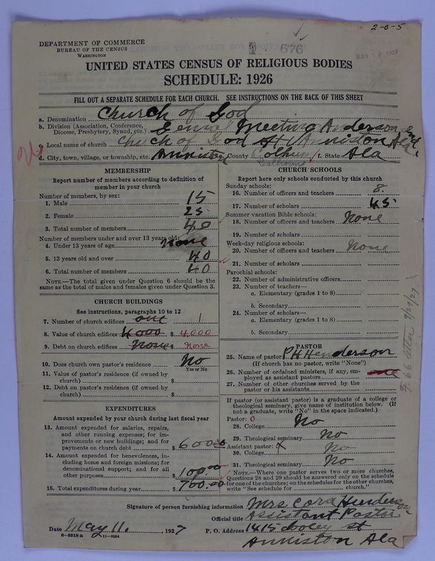 Scan of Church of God (Headquarters, Anderson, Ind.): 676