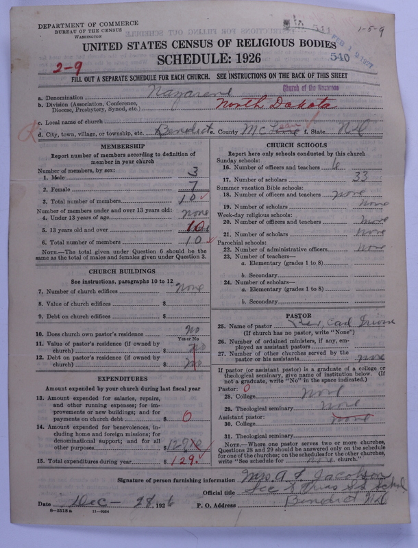 Scan of Church of the Nazarene: 540