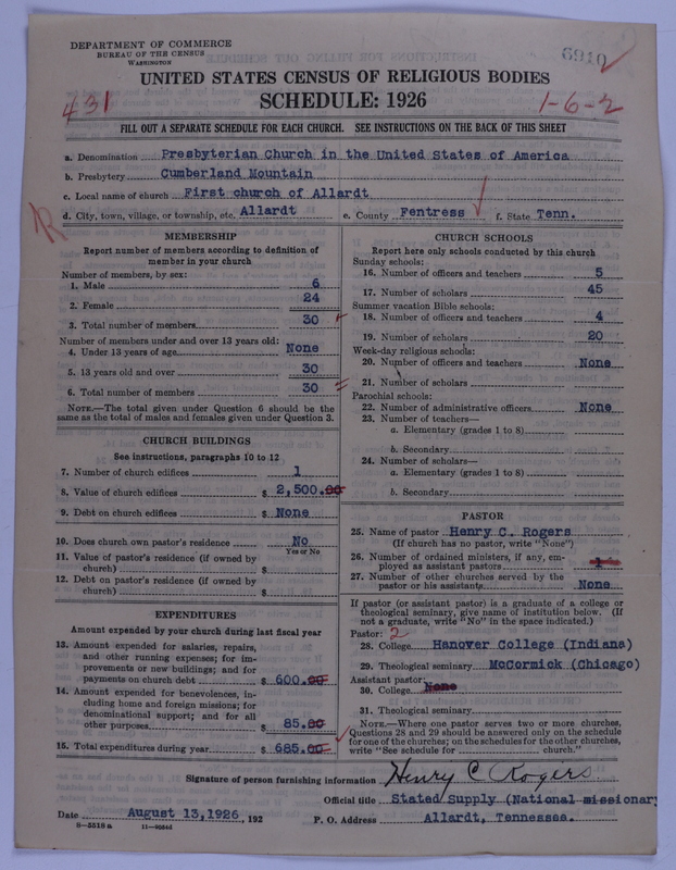 Scan of Presbyterian Church in the United States of America: 6910