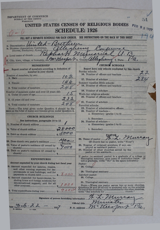 Scan of Church of the United Brethren in Christ: 54