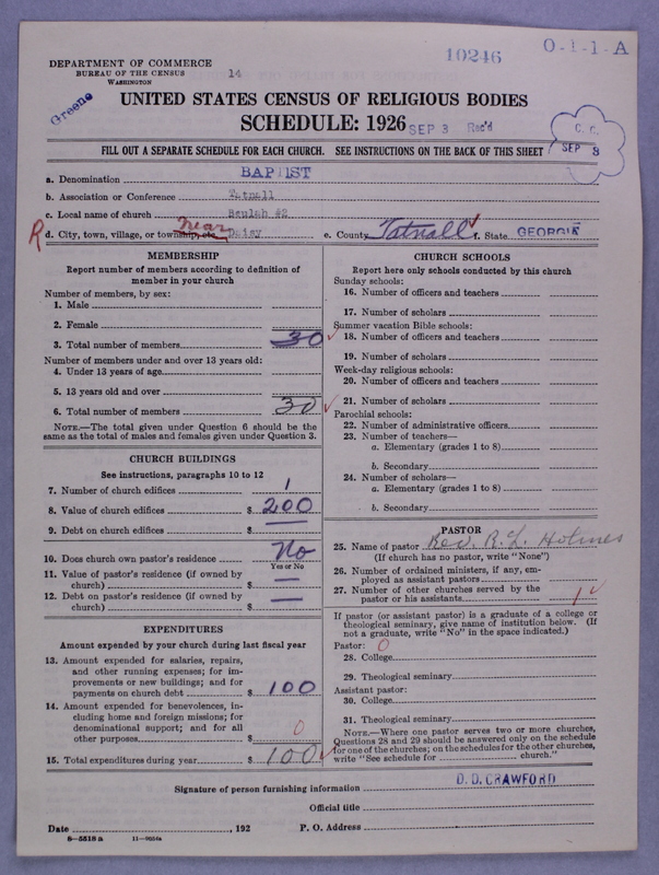 Scan of Negro Baptists: 10246