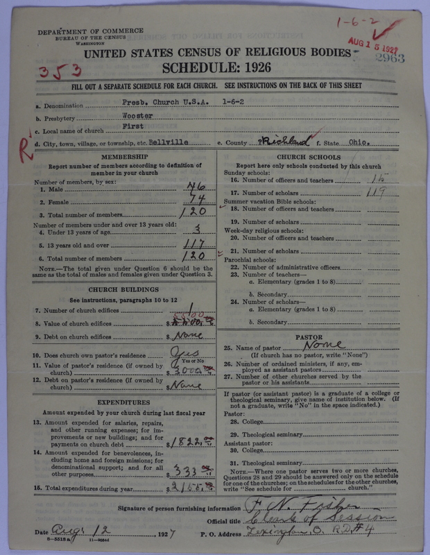Scan of Presbyterian Church in the United States of America: 2963