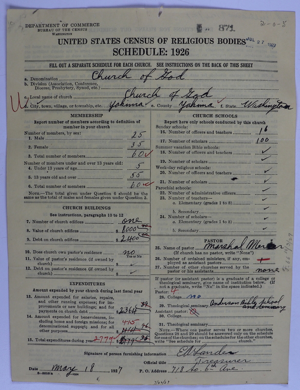 Scan of Church of God (Headquarters, Anderson, Ind.): 871