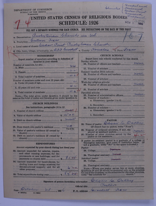 Scan of Presbyterian Church in the United States: 3278