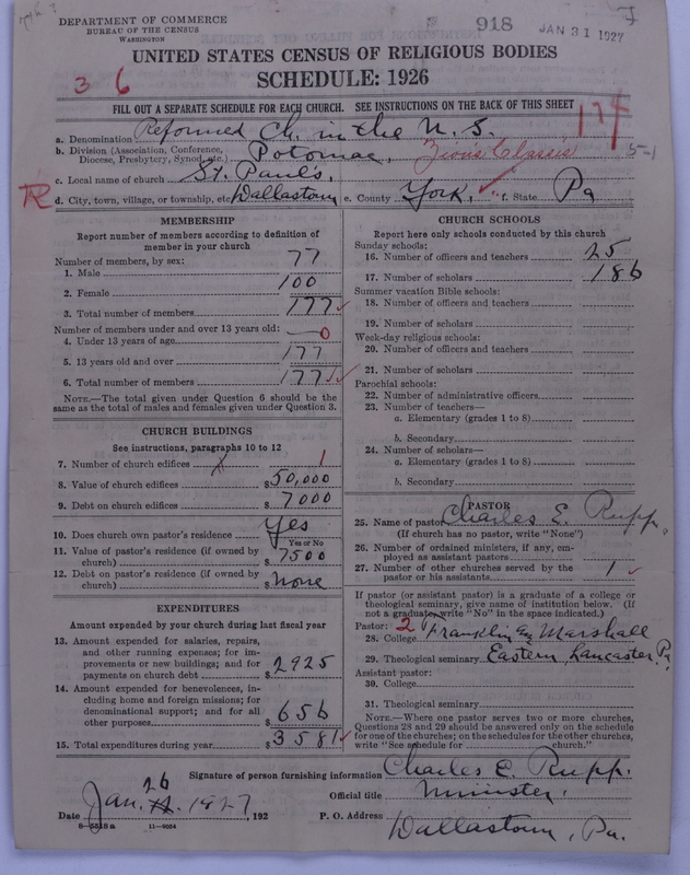Scan of Reformed Church in the United States: 918