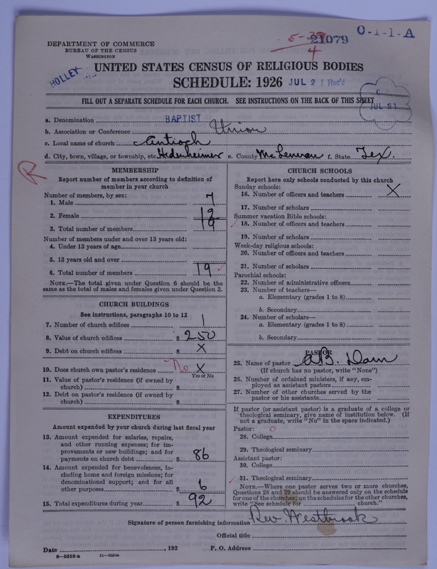 Scan of Negro Baptists: 21079