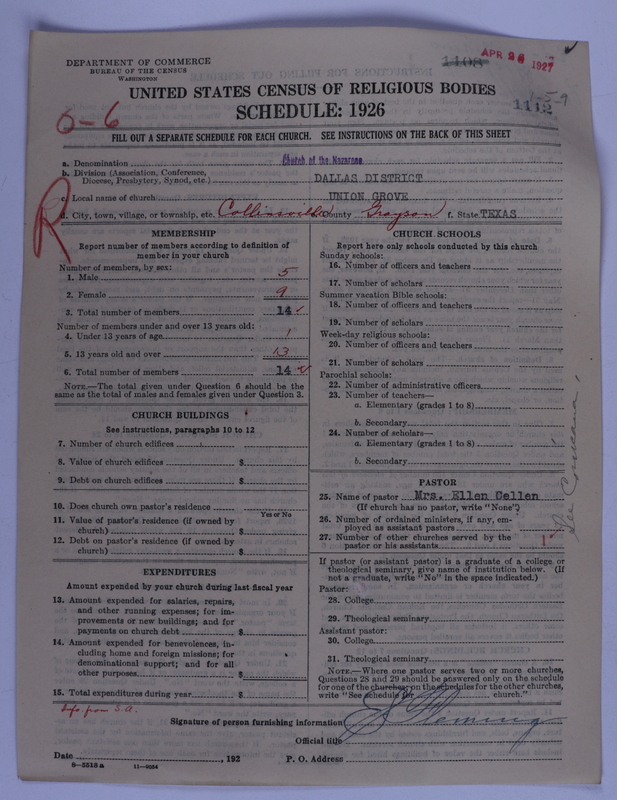 Scan of Church of the Nazarene: 1112