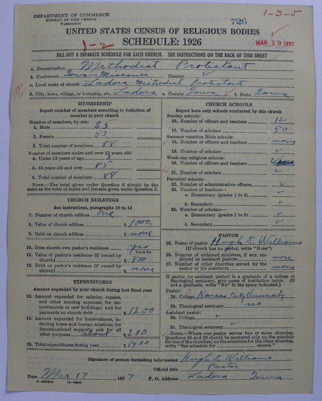 Scan of Methodist Protestant Church: 726