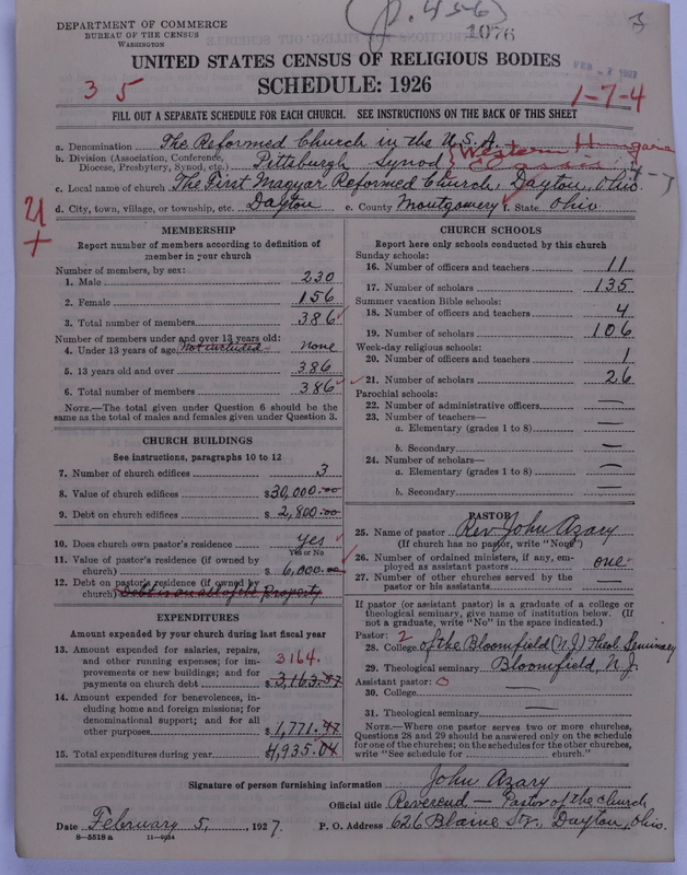 Scan of Reformed Church in the United States: 1076