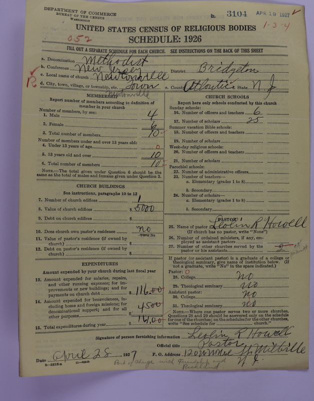 Scan of Methodist Episcopal Church: 3104