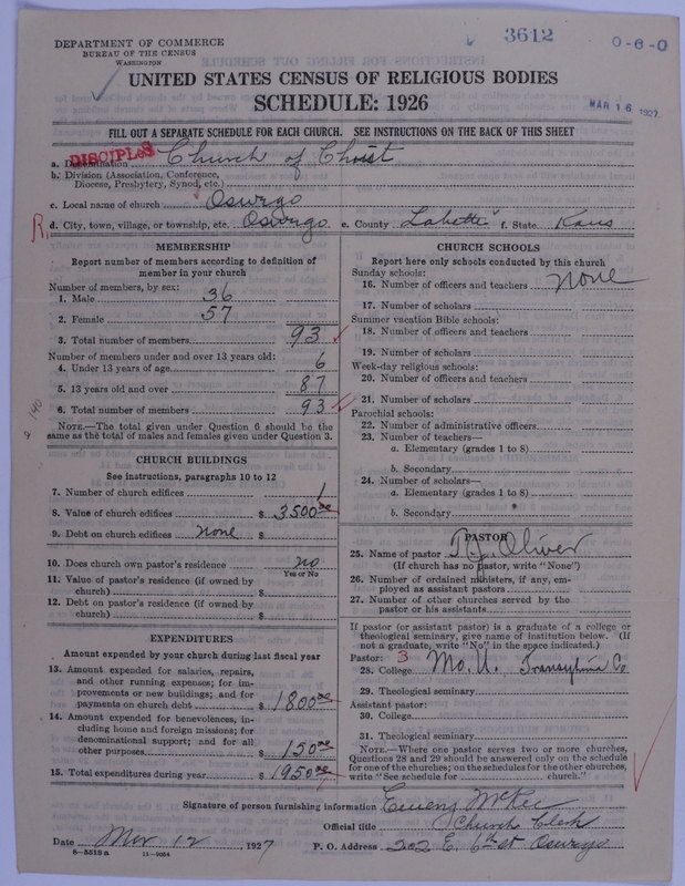 Scan of Disciples of Christ: 3612