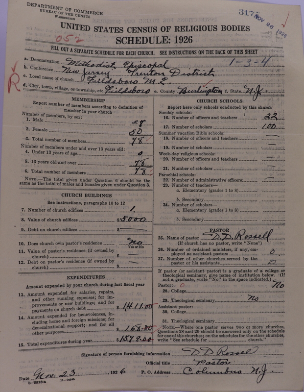 Scan of Methodist Episcopal Church: 3177