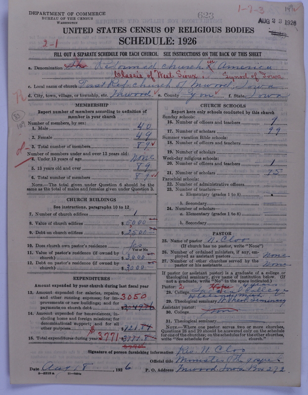 Scan of Reformed Church in America: 623