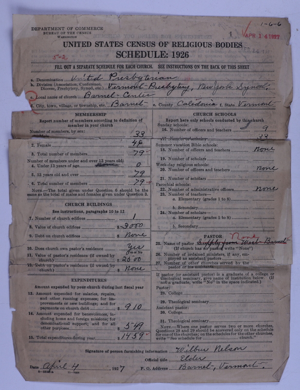 Scan of United Presbyterian Church of North America: 1