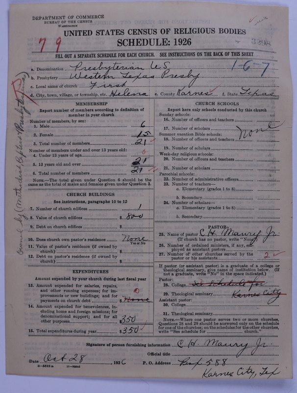 Scan of Presbyterian Church in the United States: 3298