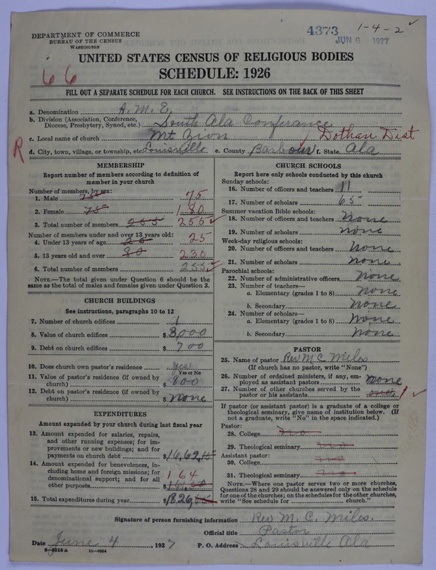 Scan of African Methodist Episcopal Church: 4373