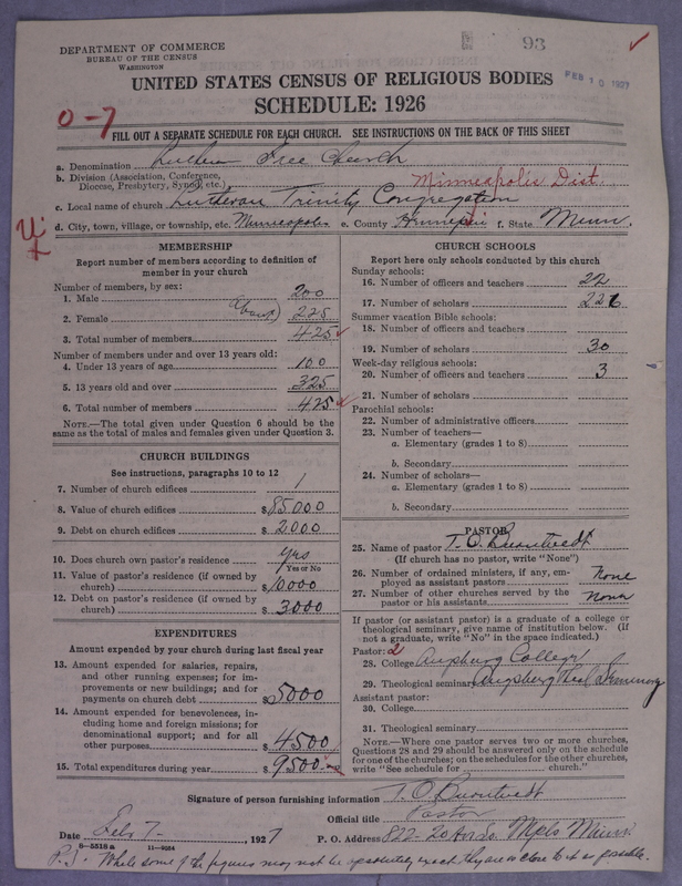 Scan of Lutheran Free Church: 93